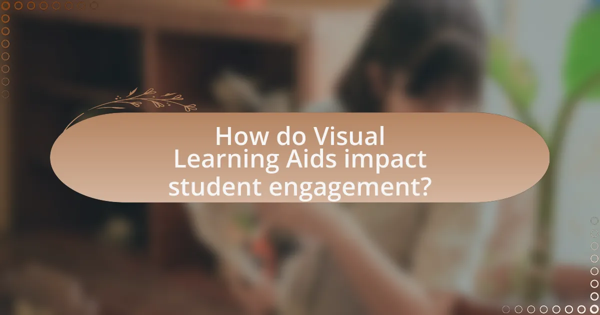 How do Visual Learning Aids impact student engagement?