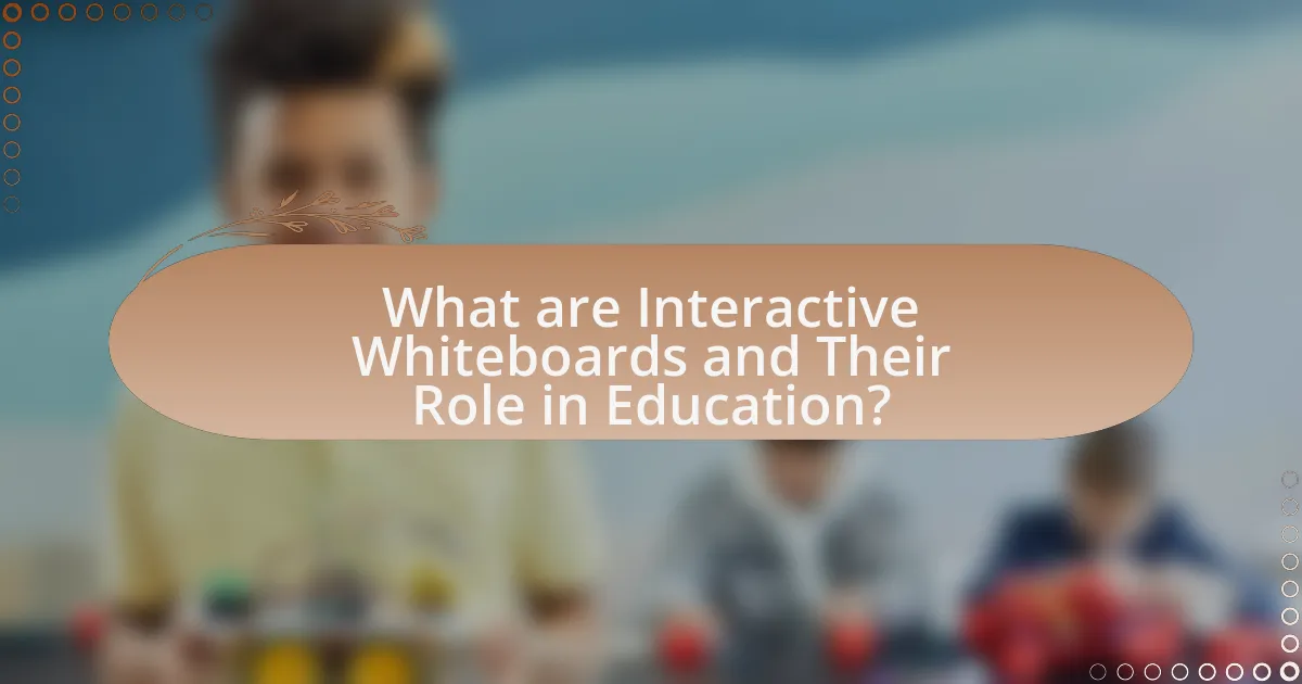 What are Interactive Whiteboards and Their Role in Education?