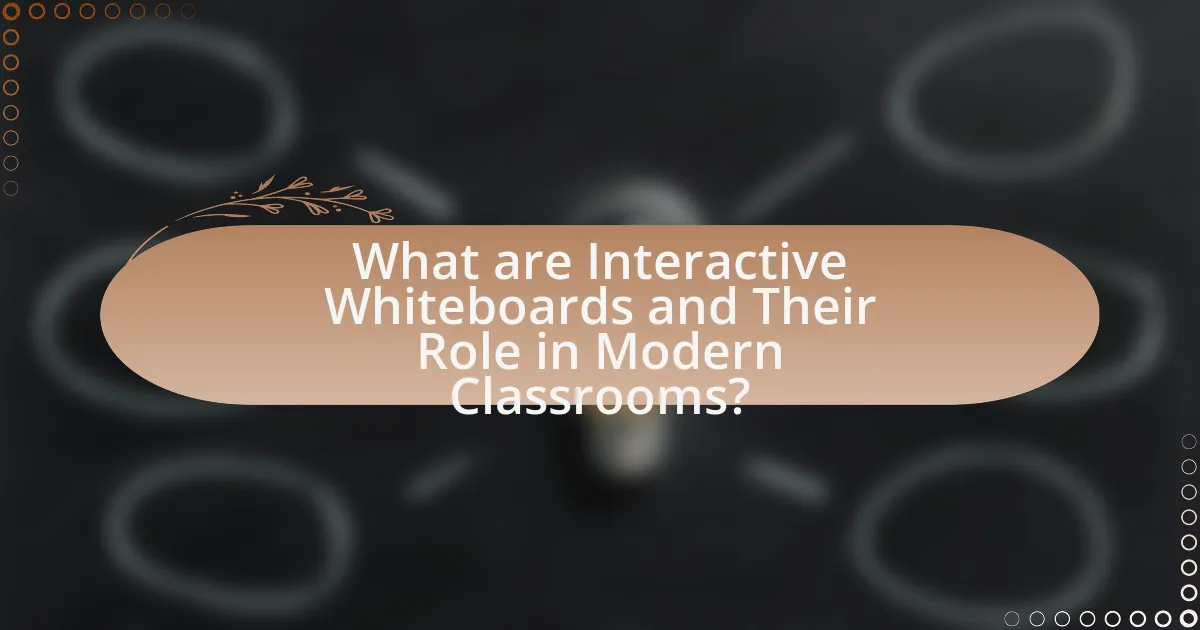 What are Interactive Whiteboards and Their Role in Modern Classrooms?