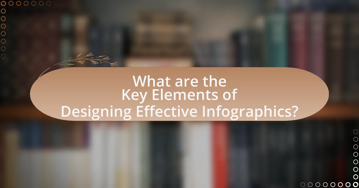 What are the Key Elements of Designing Effective Infographics?