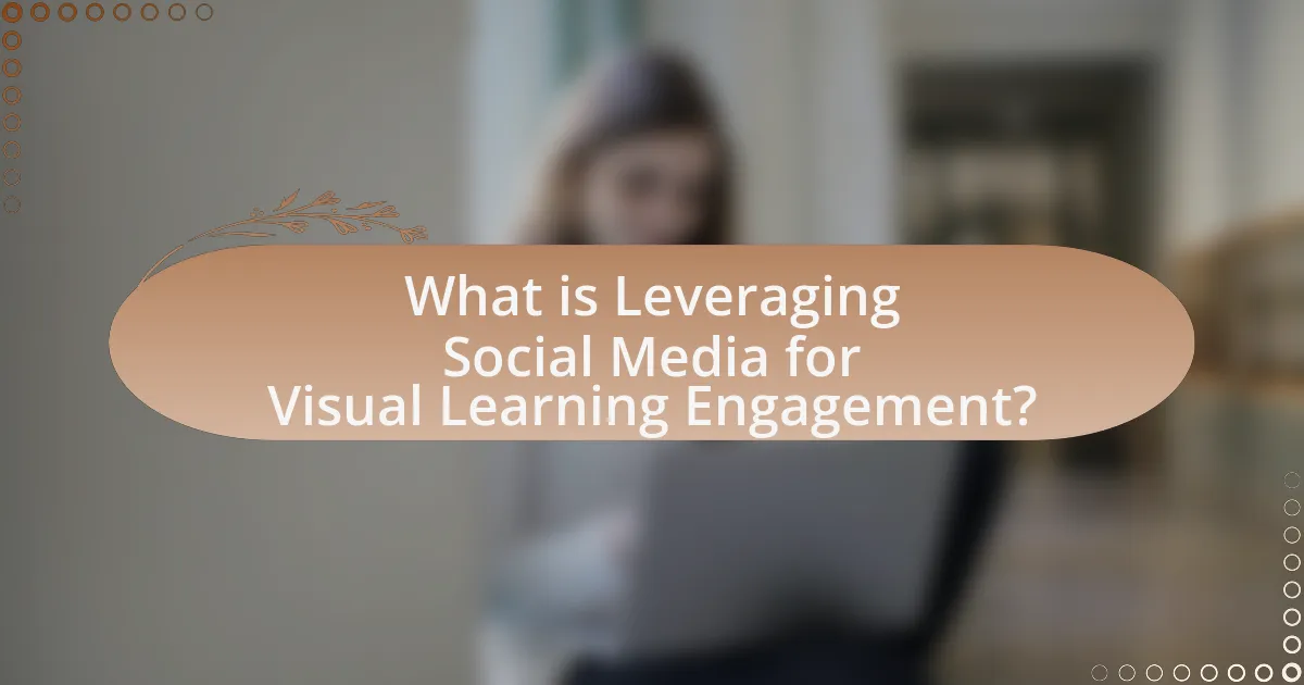 What is Leveraging Social Media for Visual Learning Engagement?