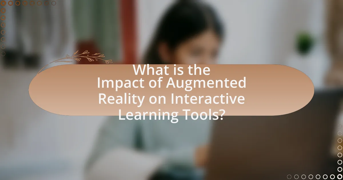 What is the Impact of Augmented Reality on Interactive Learning Tools?