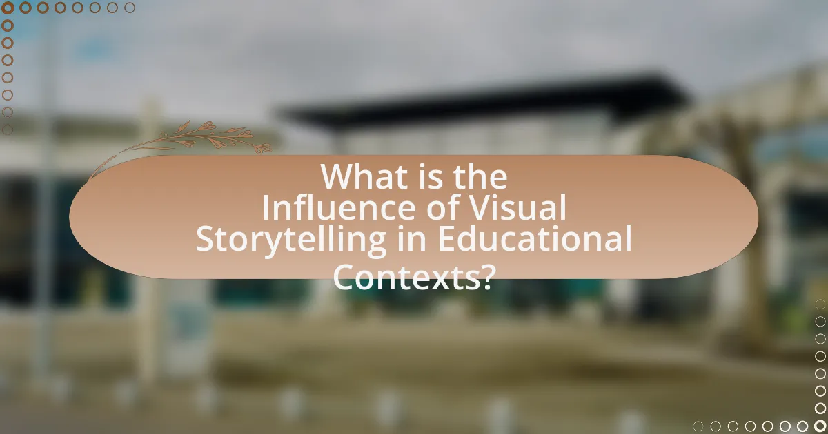 What is the Influence of Visual Storytelling in Educational Contexts?